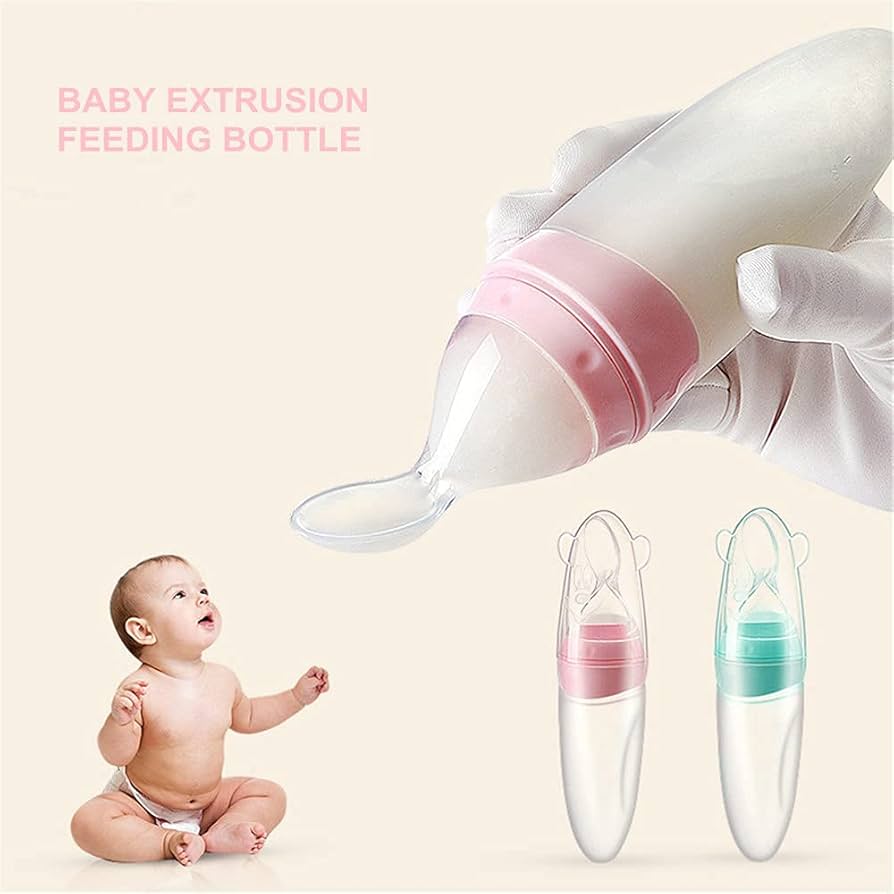 Baby Spoon Feeding Bottle - 90ml