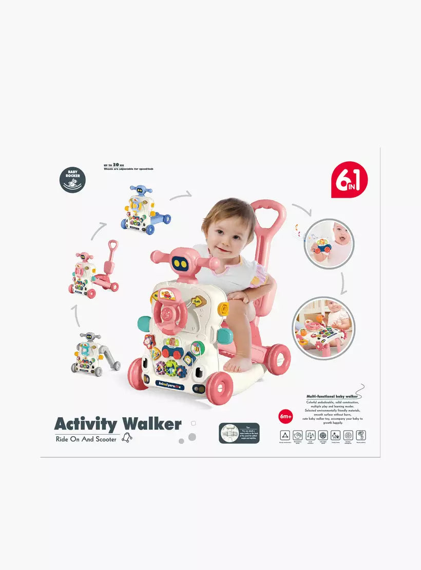 6 In 1 Multi Functional Baby Walker