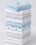 BABY WASHCLOTH 10PCS ESN1201