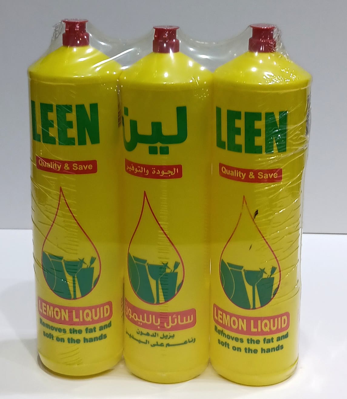 Leen Dishwashing Liquid Lemon Scent 1 Liter 3 Pack Offer